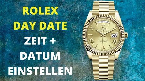 datum einstellen rolex daydate|rolex day date set.